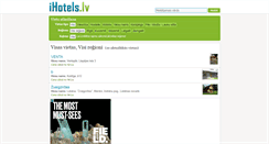 Desktop Screenshot of ihotels.lv