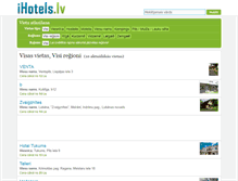 Tablet Screenshot of ihotels.lv